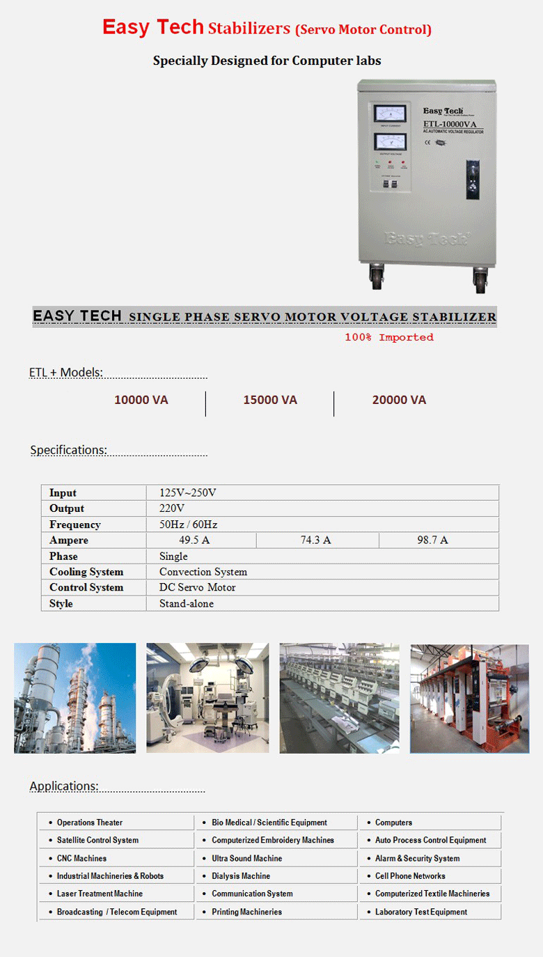 Welcome to Easy Tech Electronics | Karachi Pakistan